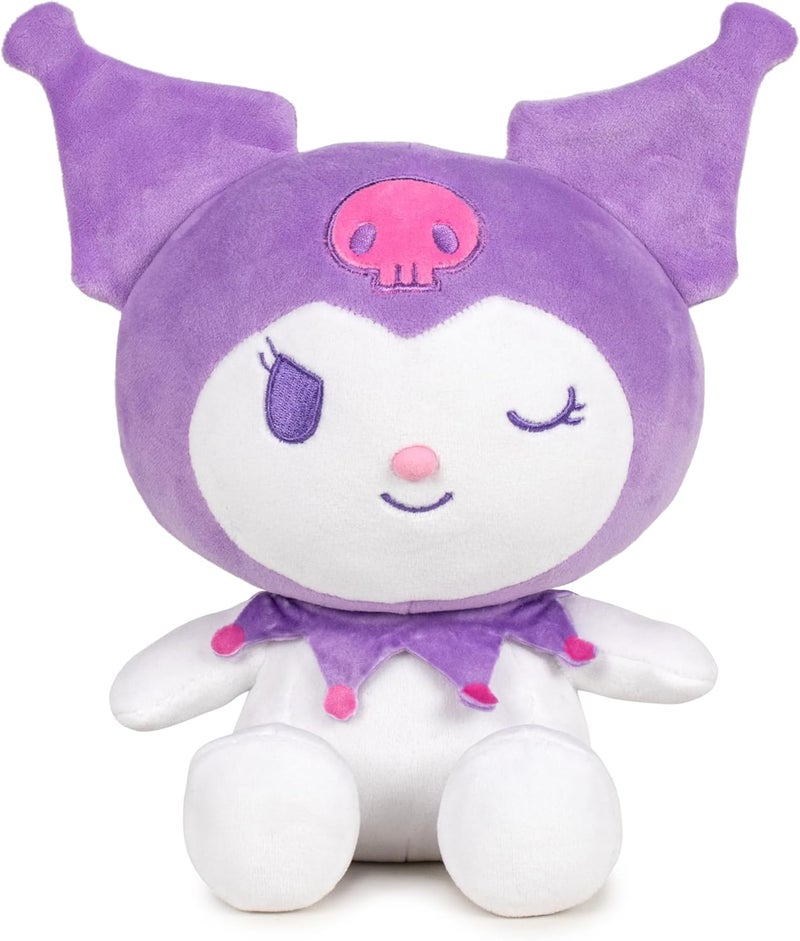 سانريو هالو كيتي وأصدقائها دمية صغيرة من كروومي (20 سم، بنفسجي/أبيض)